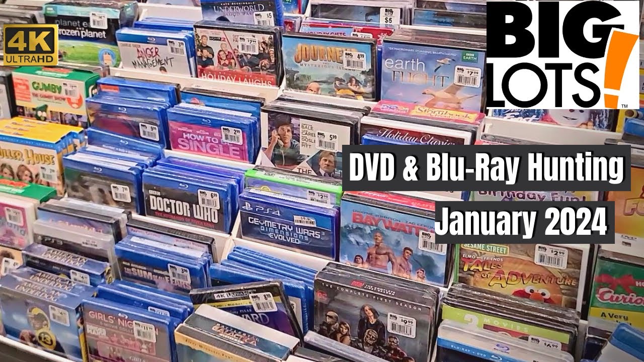 DVD & Blu-Ray Hunting at Big Lots! (January 2024)