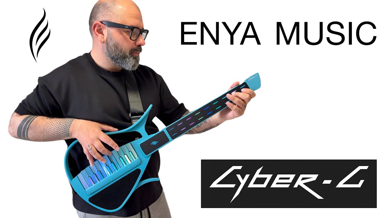 Enya Music | Cyber-G Smart Hybrid Stringless Guitar  + Accessories ( Unboxing and Hands-On )