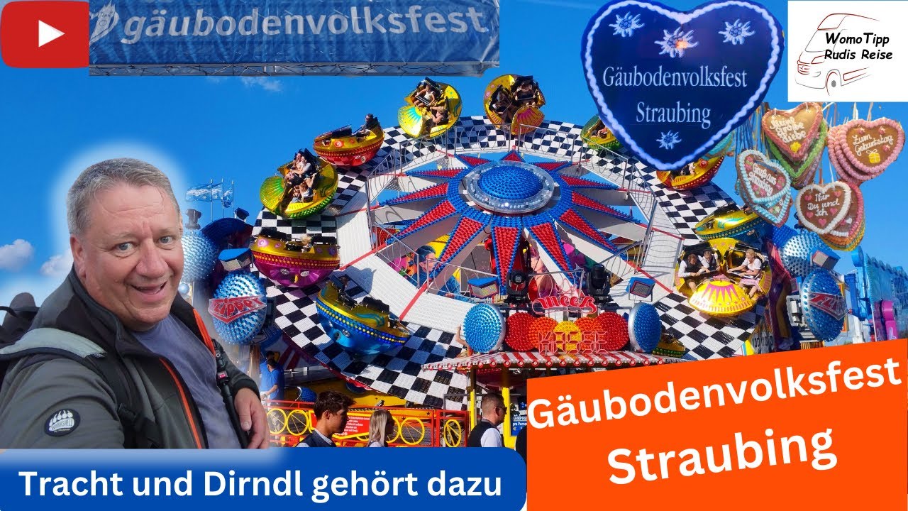 Straubing GäubodenVolksfest 2024 - Spaziergang durch die Innenstadt und über das Fest