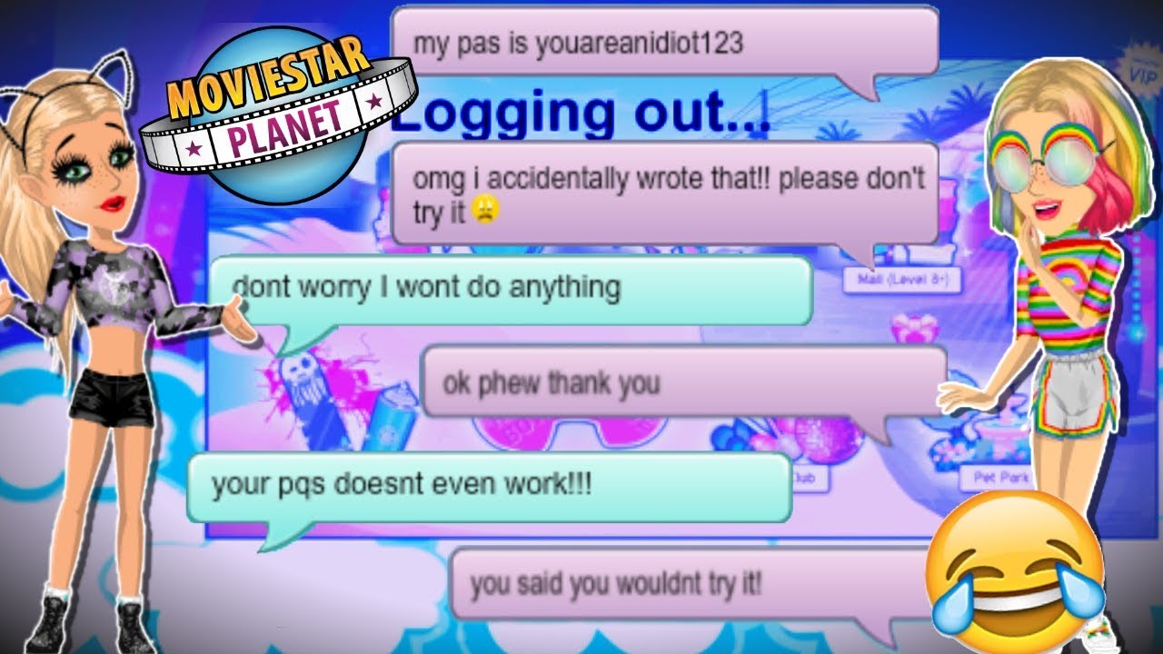 'ACCIDENTALLY' TELLING PEOPLE MY PASSWORD ON MSP - MSP Social Experiment - MSP Trolling