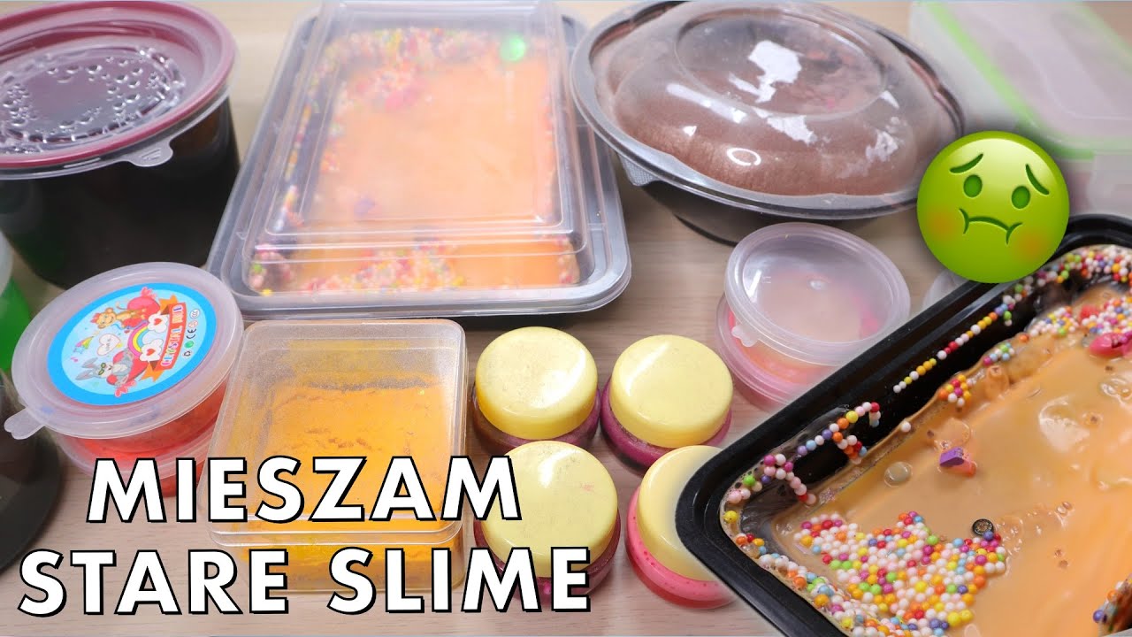 Mieszam Moje Wszystkie Slime! Stare i Zepsute Slime 🤢