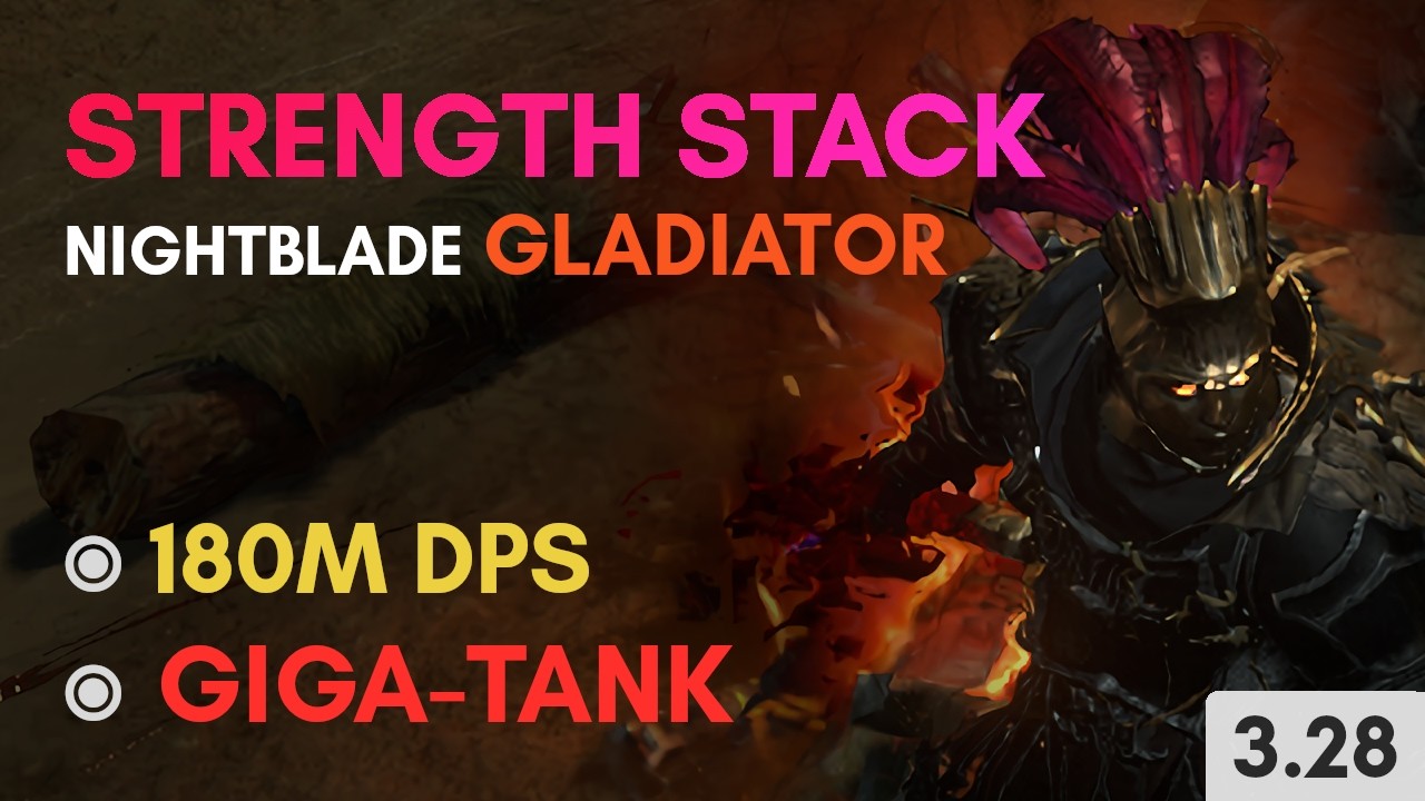 PoE 3.28 Mirage - Nightblade Strength Stacker Gladiator