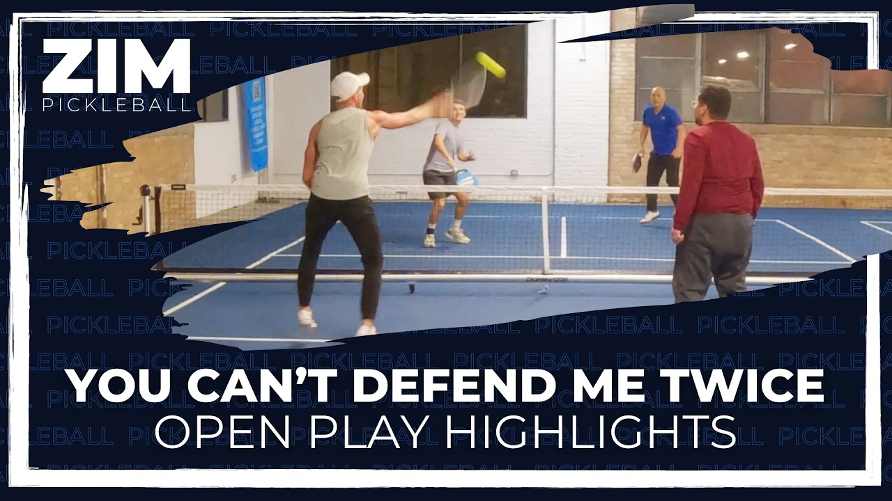 You Can't Defend Me Twice | Open Play Highlights | Big City Pickle | Zim Pickleball