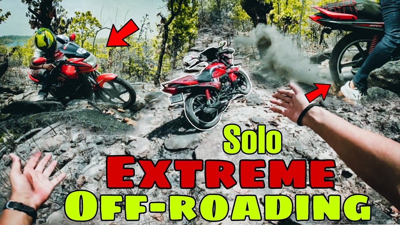 Solo Extreme Off-roading Motovlog On Passion Pro/ Climbing Mountain On Bike / Himanshu Films /
