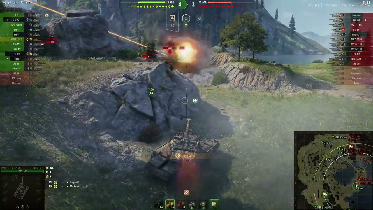 WORLD OF TANKS | UDES 15/16 ORTA TANK
