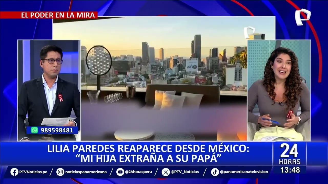 Lilia Paredes reaparece desde M&eacute;xico y defiende a Pedro Castillo en entrevista con Roger Waters