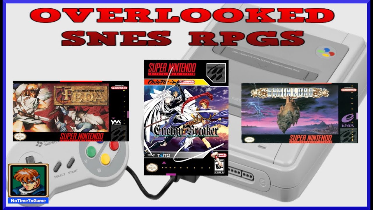 5 Overlooked SNES RPGS || NoTimeToGame