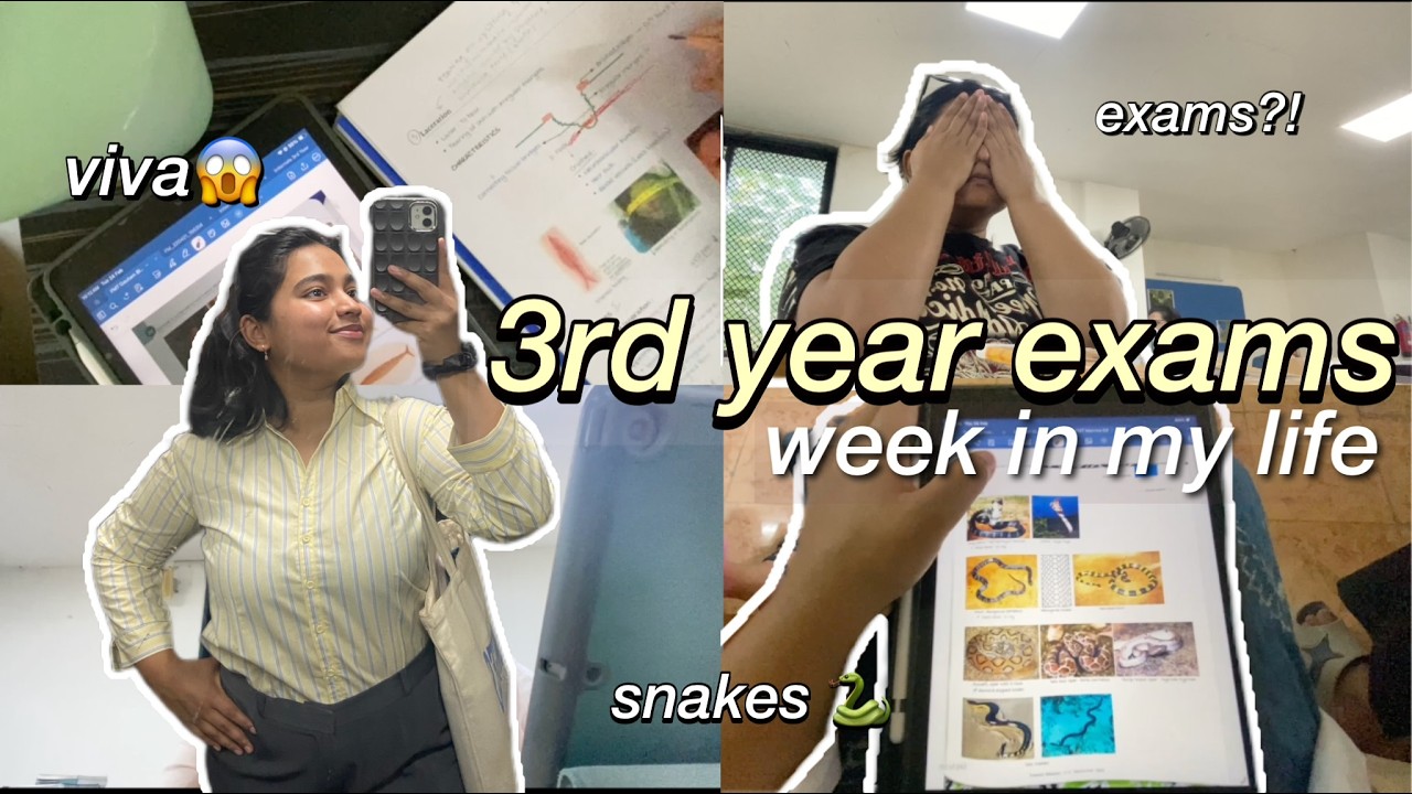 WEEK IN MBBS ft. exams 👩‍⚕️📚📈  - sleepless nights, exam prep, studying | third year mbbs