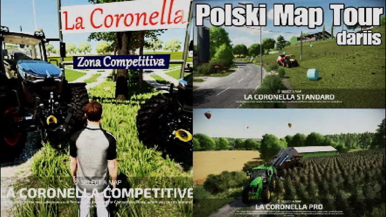 La Coronella 22- Polski Map Tour- recenzja- konsole- Farming Simulator 22- PS4- PS5
