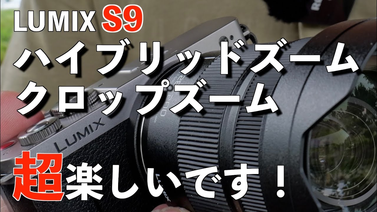 【LUMIX S9】ハイブリッドズーム、クロップズームが面白い！