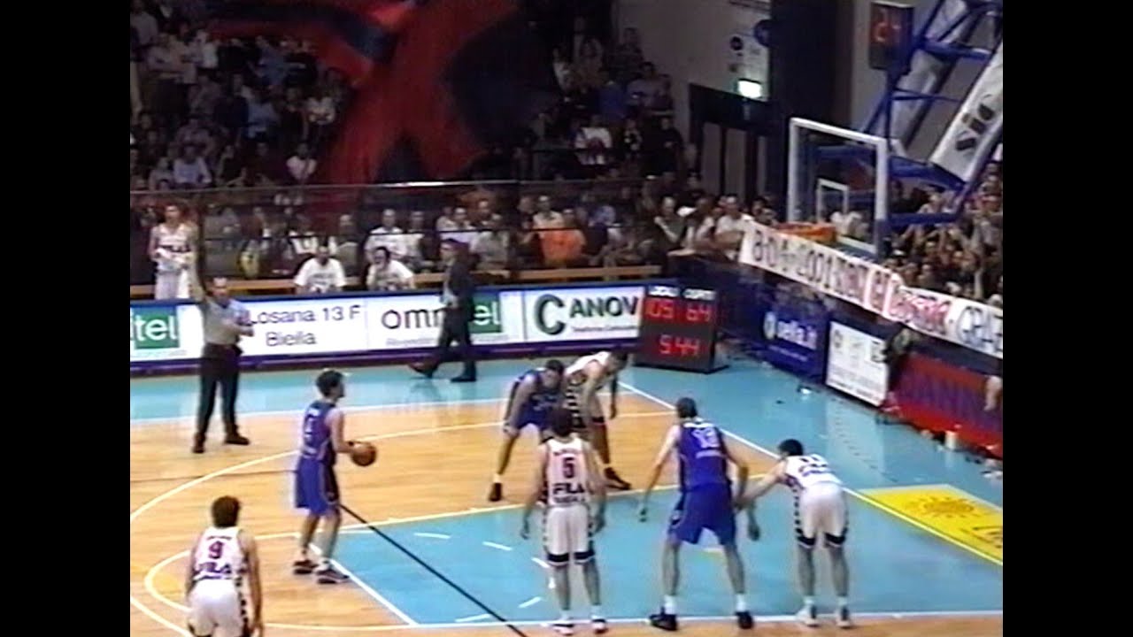 A2 2000/'01 Fila Biella - B. Marche Fabriano Basket 123-80