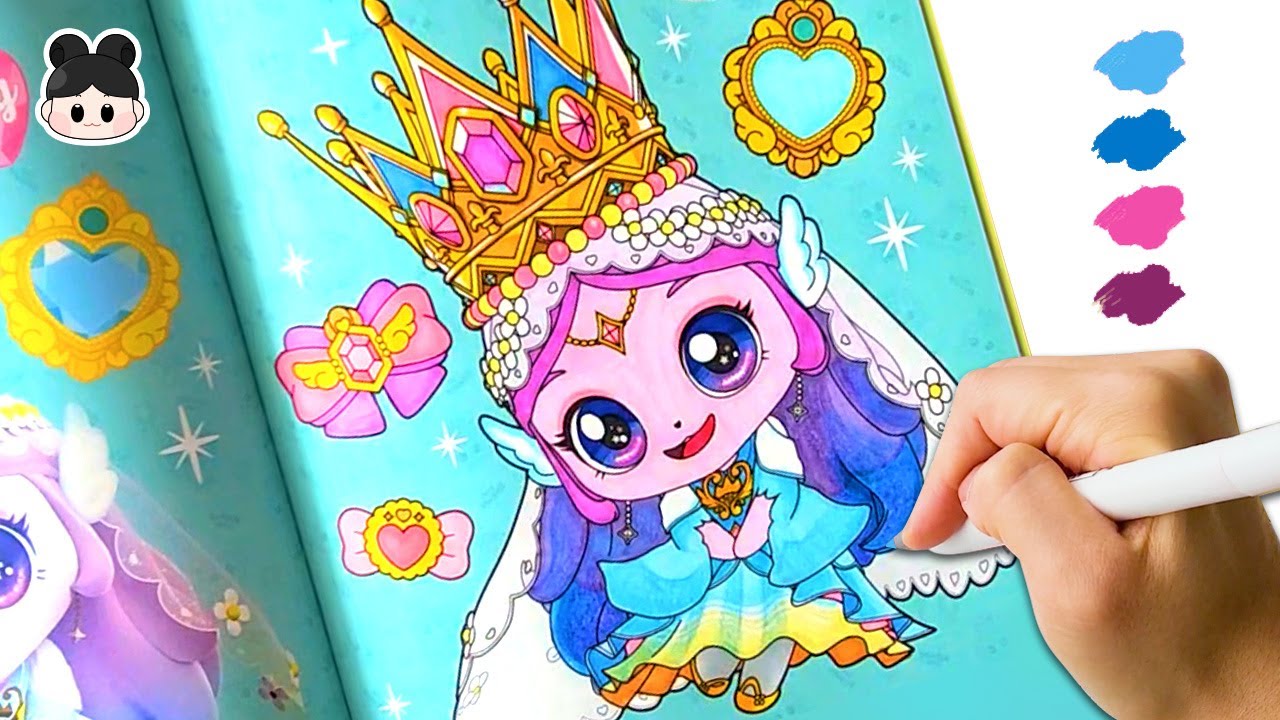 다이아나핑 색칠하기🎨 / 프린세스 캐치티니핑