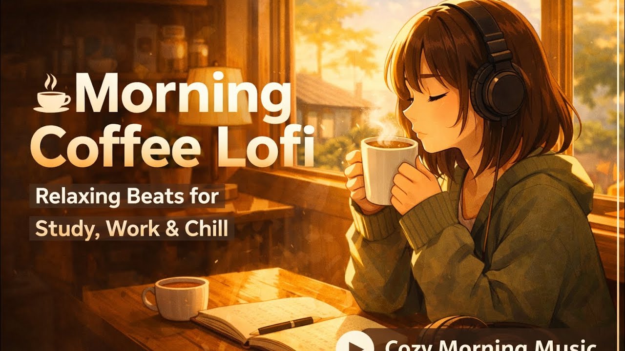 Morning Coffee Lofi ☕ Relaxing Beats for Study, Work & Chill | Cozy Morning Music
