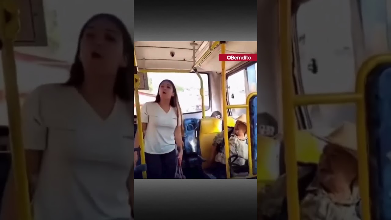 ADOLESCENTE GRITA COM IDOSOS POR ASSENTO EM ÔNIBUS