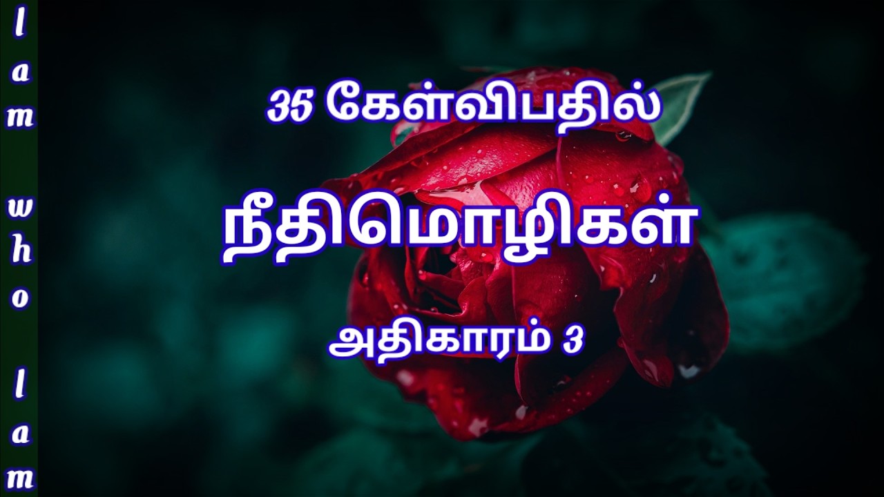நீதிமொழிகள் - 3 | Bible quiz in tamil | bible quiz question and answers | Proverbs |