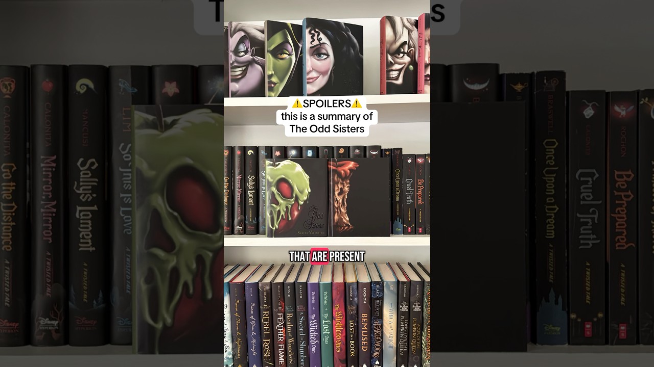 Book summary of the odd sisters Disney villains #disney #disneybooks #disneyvillains #booktube