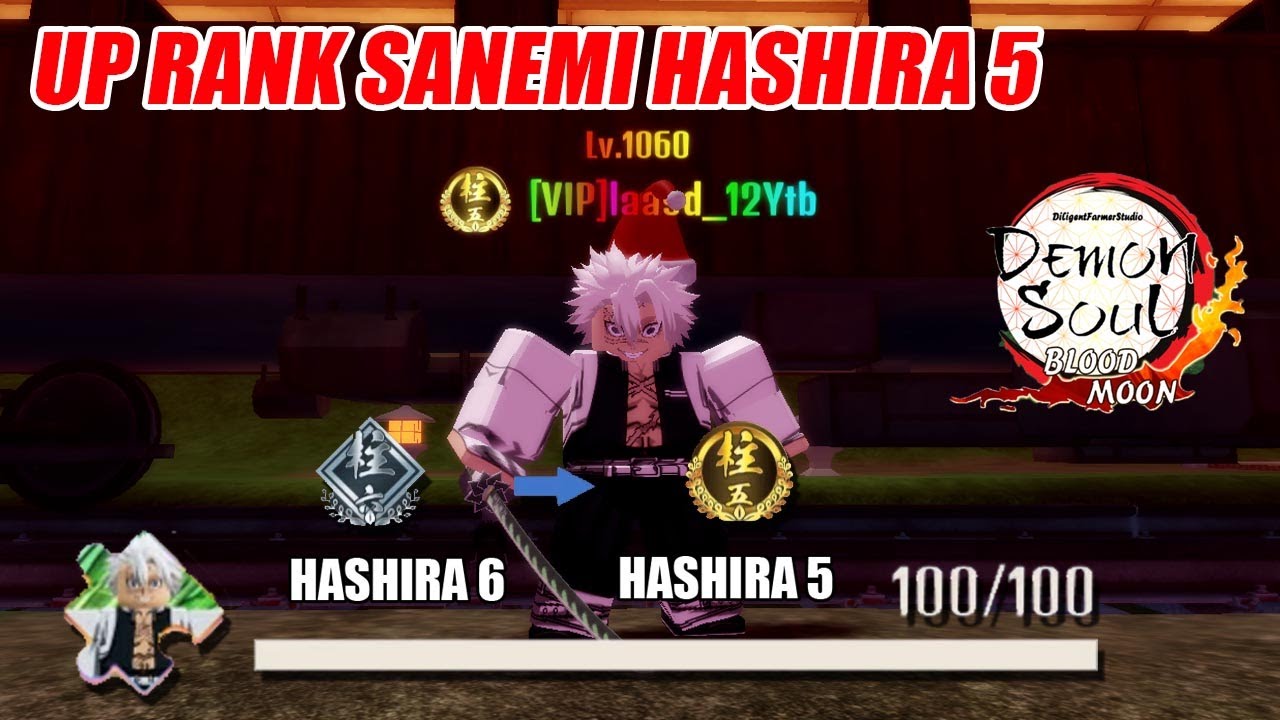 Demon Soul Simulator - Up Rank Sanemi Hashira 5