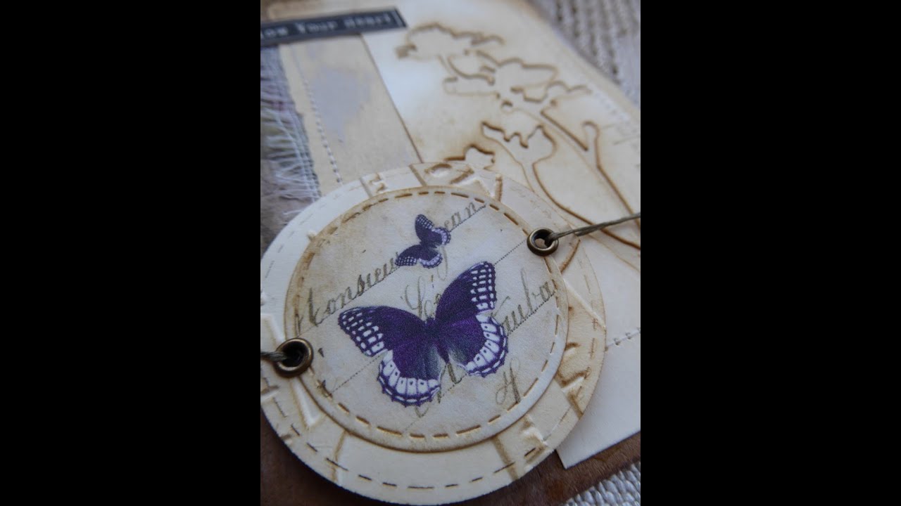 Junk Journal Cards/Tags Tutorial Create with me