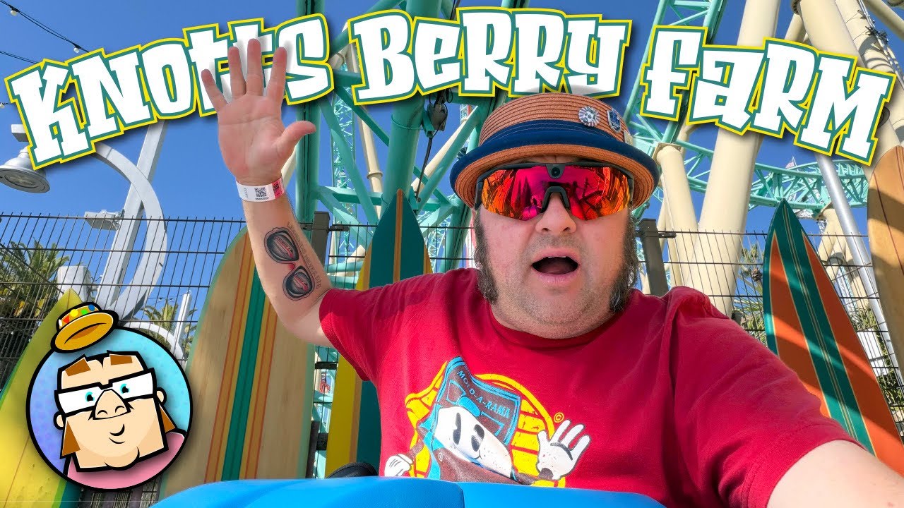 Filming on Roller Coasters at Knotts Berry Farm - GhostRider, Silver Bullet, Xcelerator, Hangtime
