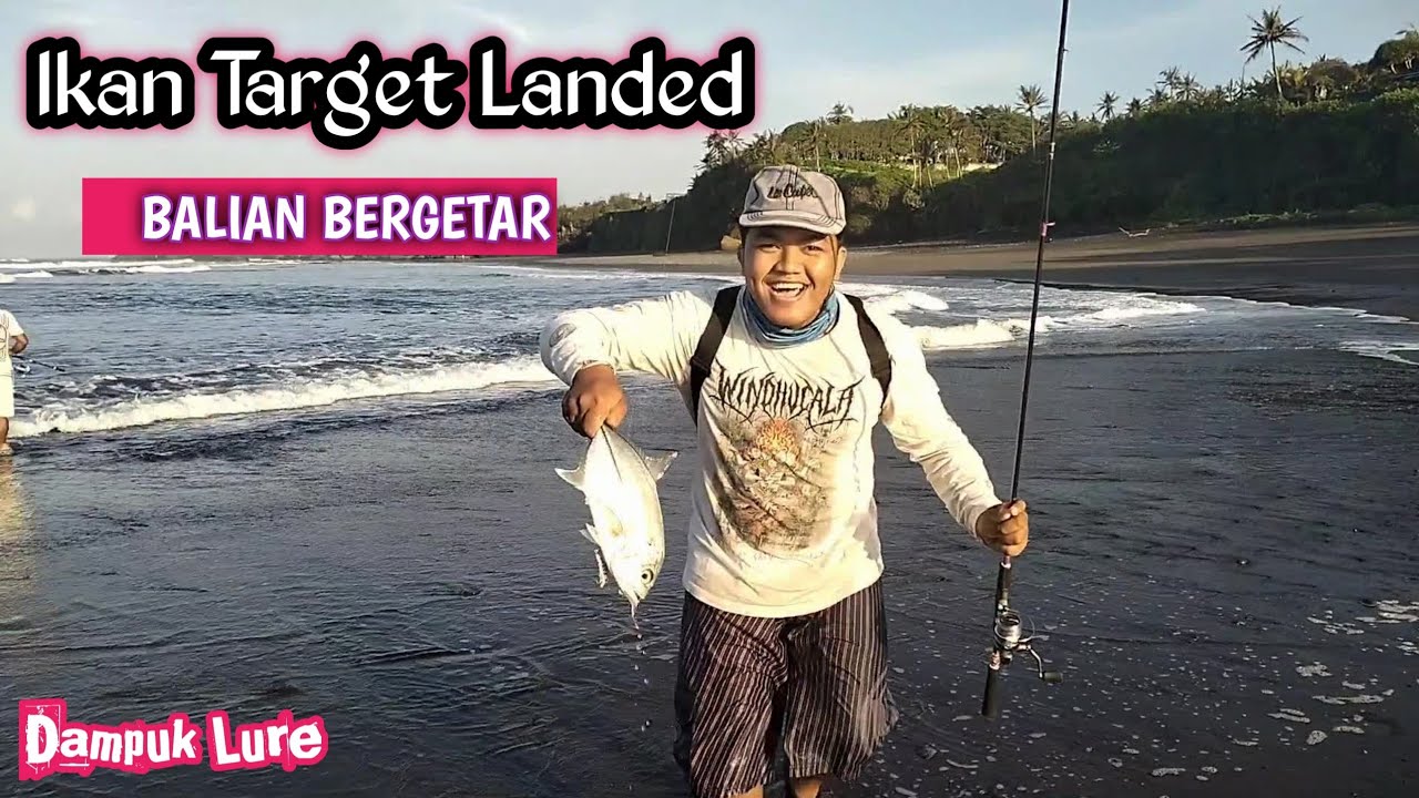 Spot Balian Beach BERGETAR‼️ternyata banyak sambaran di spot ini//baby GT //ultralight casting
