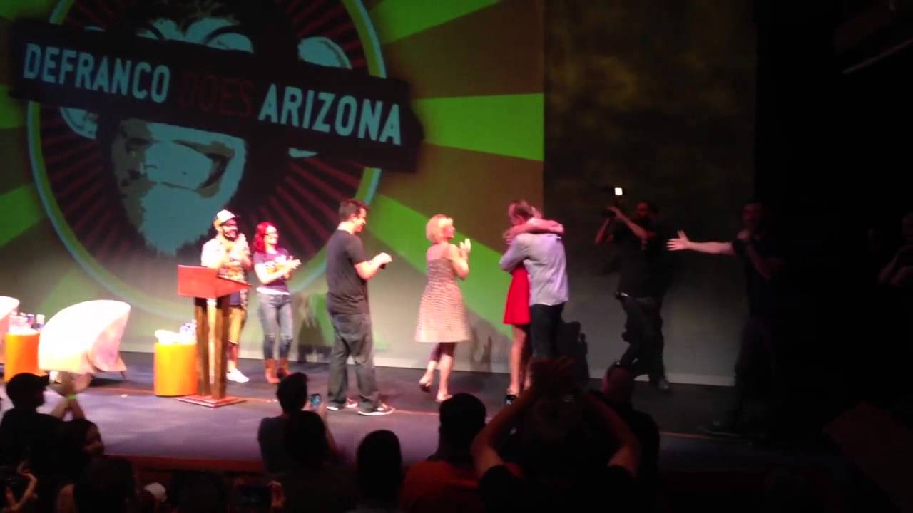 Philip DeFranco proposes to Lindsay at DeFranco Does Arizona Proposal to Lindsay