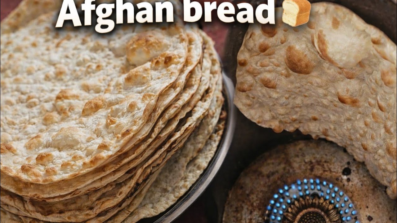 Afghan Bread 🍞 | Traditional & Crispy Street Food