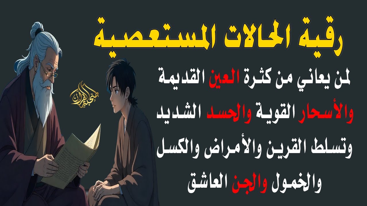 رقية الحالات المستعصية لمن يعاني من العين الشديدة والأسحار القوية والأمراض والكسل والخمول والتعب