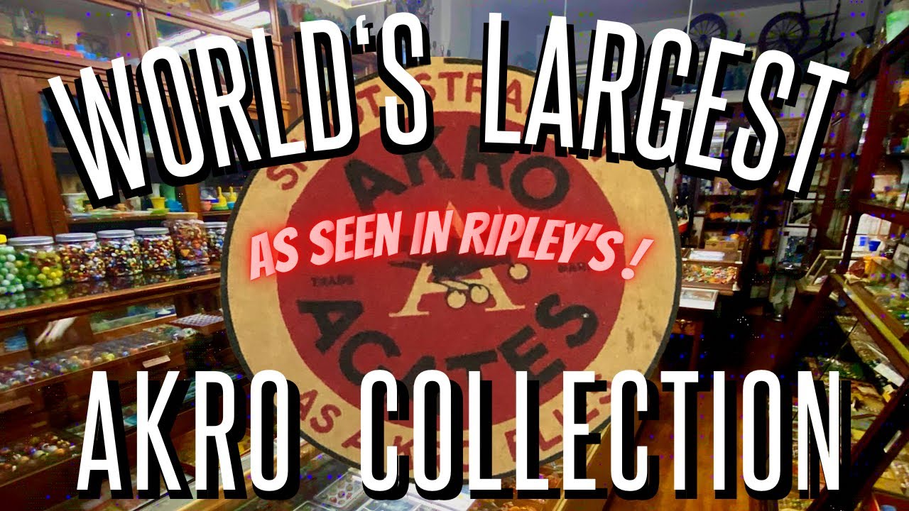 World’s Largest Akro Marbles Collection!