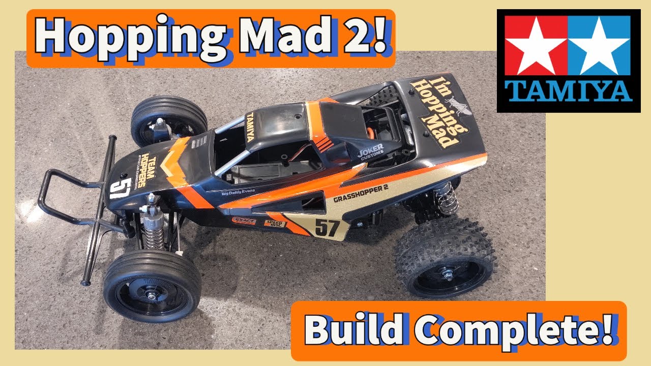 Tamiya Grasshopper 2 Black Edition Completed! Build Part 3 - Build With Me! (Tamiya Kit# 47471)