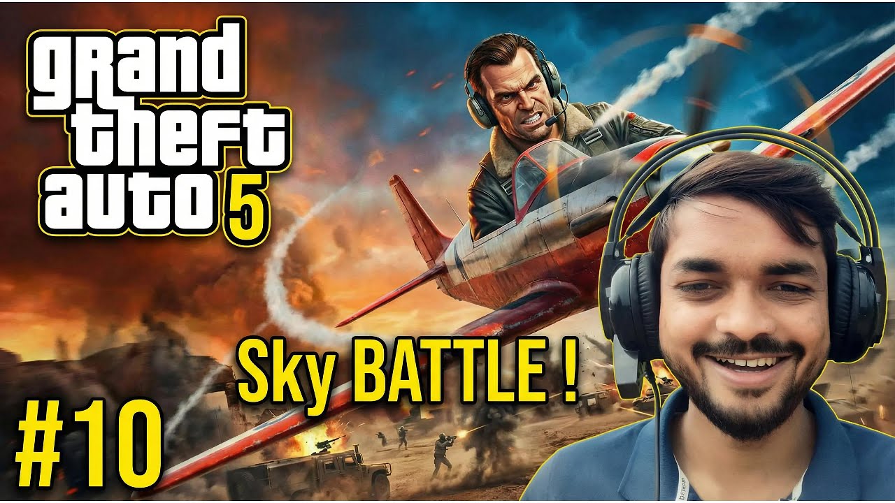 Trevor Takes Down a Biker Gang & Steals Their Plane | GTA 5