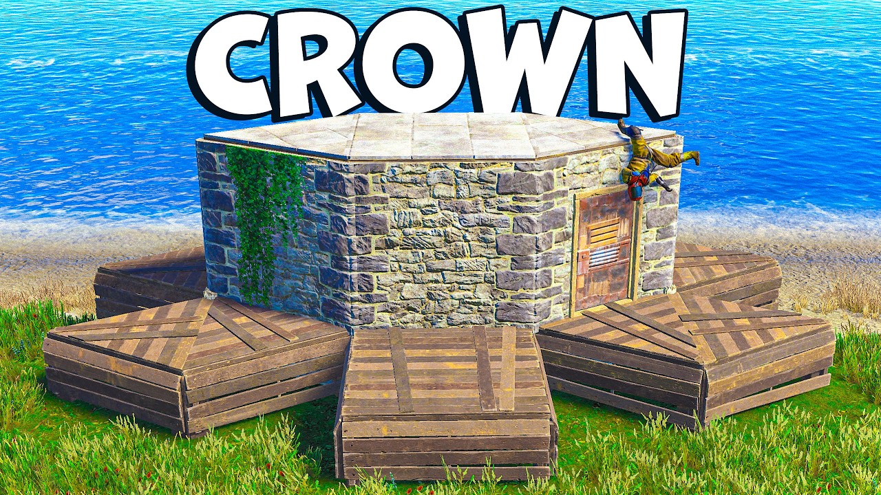 CROWN - The Perfect SOLO / DUO / TRIO Bunker Base - rust base design