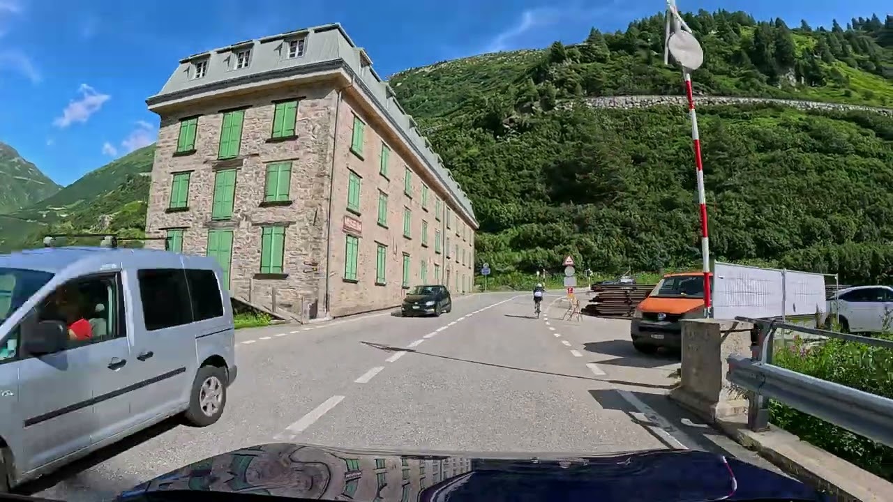 Driving over the Grimsel Pass and Furka Pass - Switzerland - August 2024
