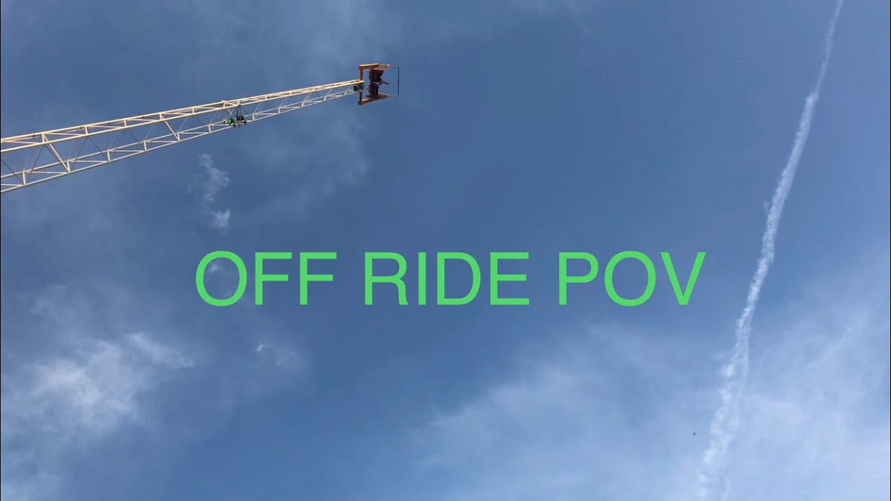 SKYSCRAPER Thrill Ride, Wisconsin Dells (Off-Ride POV)