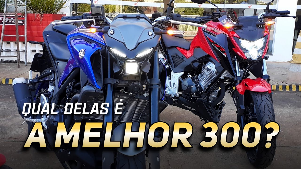 NOVA CB 300F VS MT-03 // QUAL A MELHOR 300? #comparativo