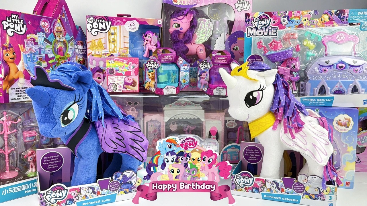 19 Minutes Satisfying With My Little Pony Toy Unboxing ASMR