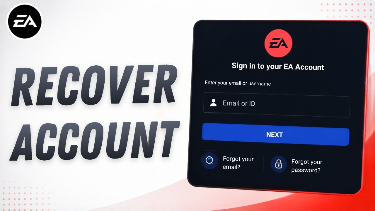 Recover EA Account Without Email or Password (2026 Full Guide)