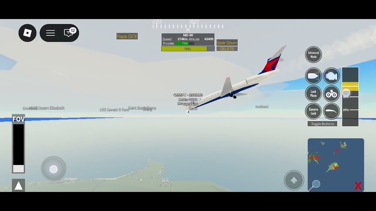 Riding MD-90 (PHO-LNA) Same Airport 