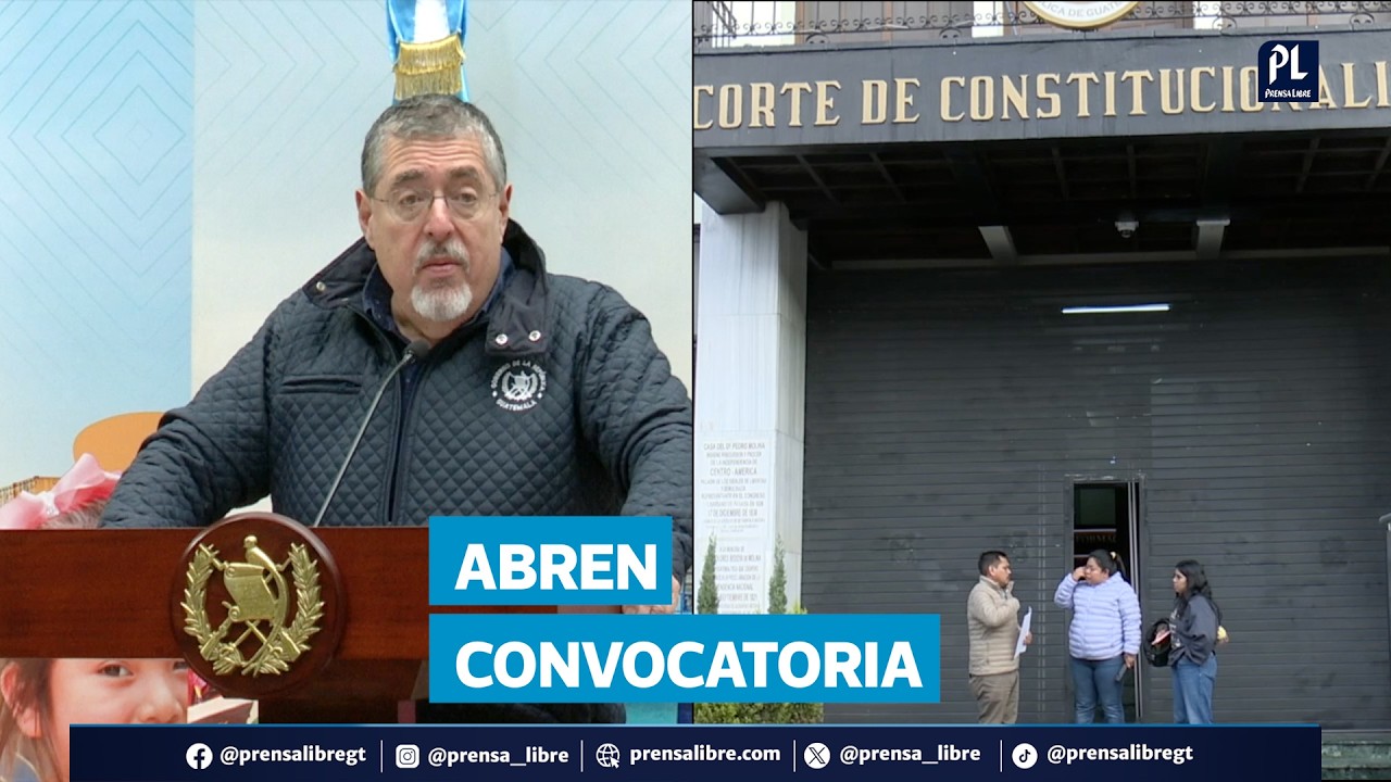 Arévalo anuncia fechas y requisitos para integrar la Corte de Constitucionalidad