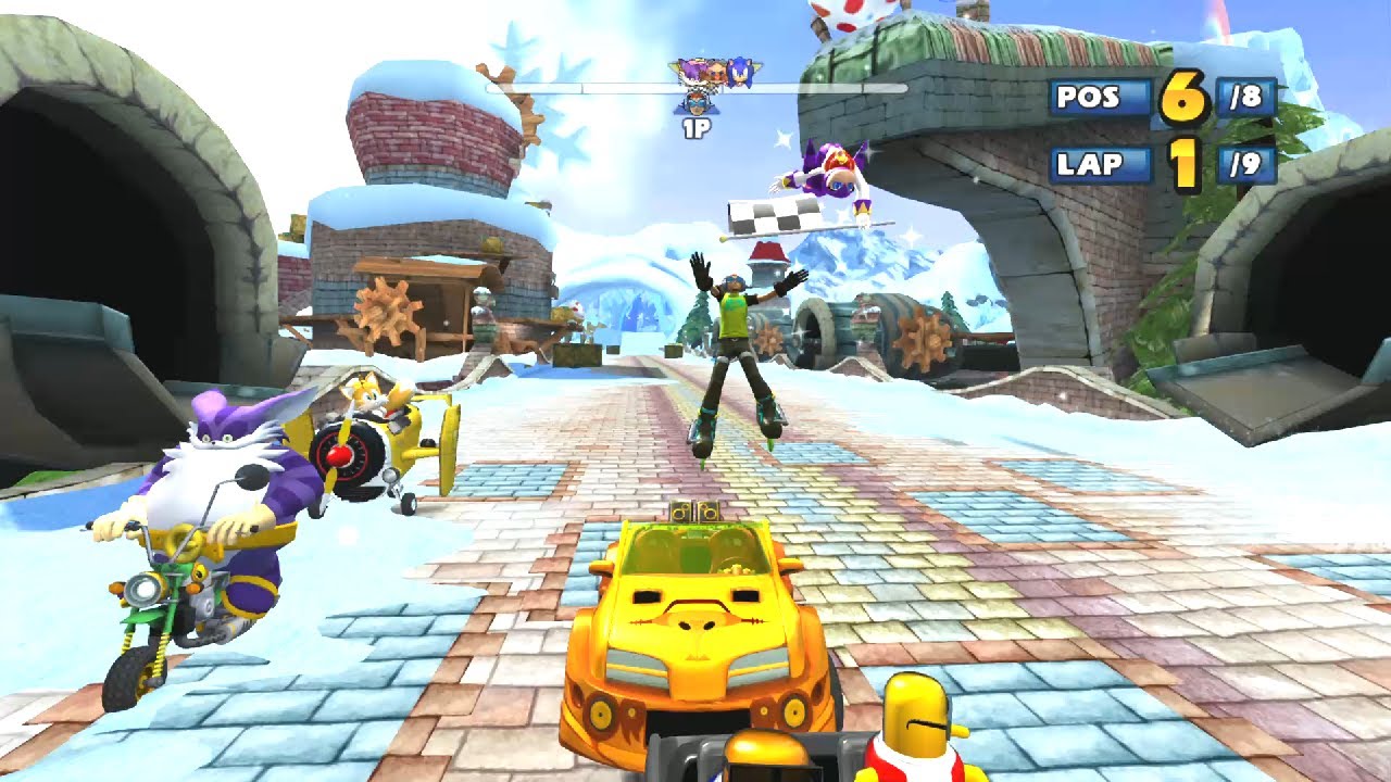 BEAT Icicle Valley 9 Laps Expert (Request) Sonic & Sega All-Stars Racing -PC