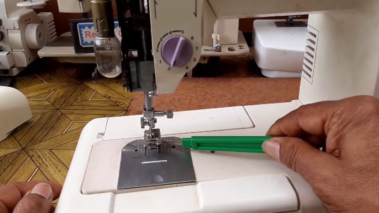 4814C Cómo Regular el pie Prensatela y Tensión del Resorte Máq.d CoserSinger