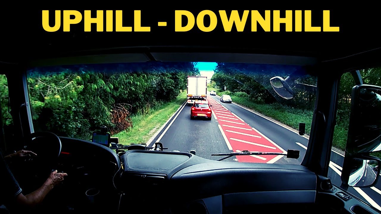 POV Truck Driving - Uphill and Downhill | Cabin View