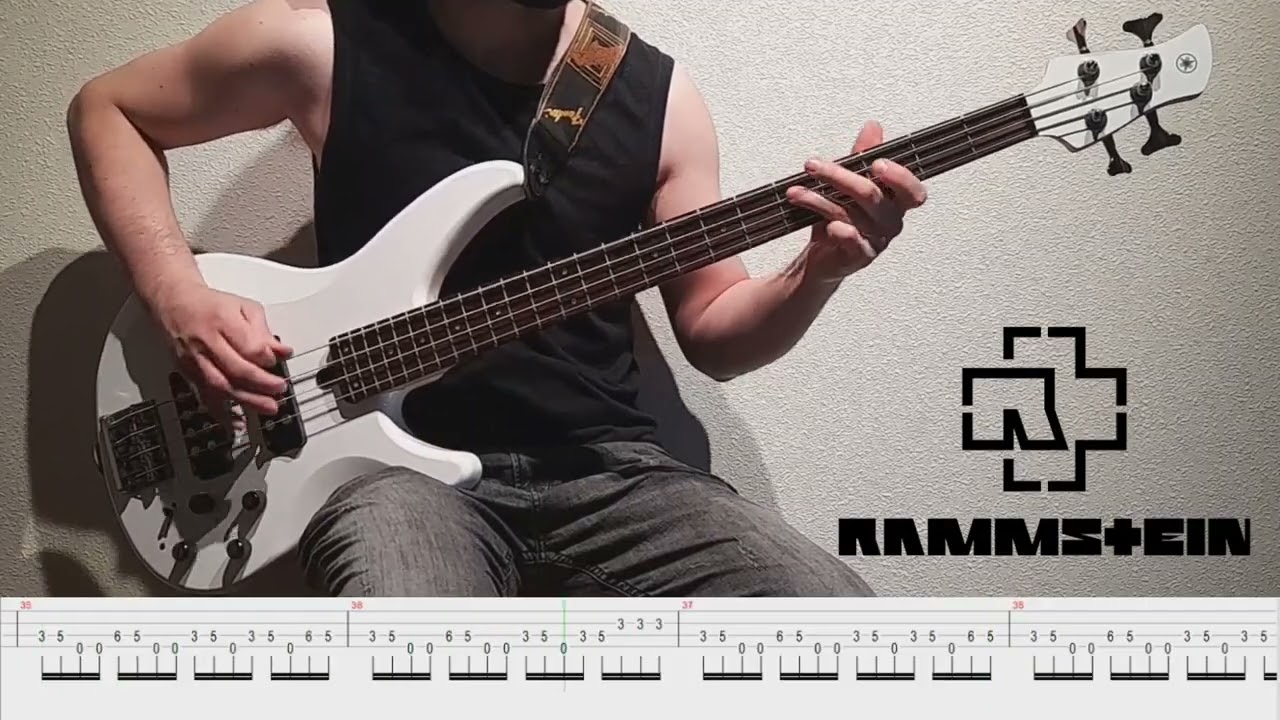 Engel - Rammstein (bass cover & tab) -  (only bass & drums) backing track