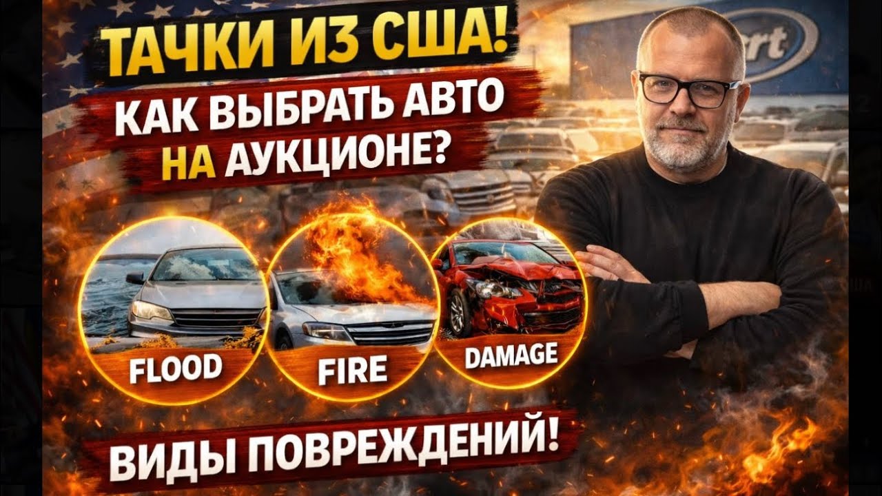 Виды повреждений на аукционах авто из США: Полный гид от А до Я #автозсша#protachki