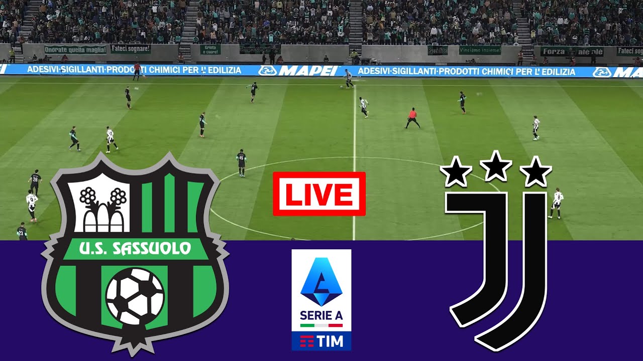 🔴 In Diretta : Sassuolo vs Juventus | Serie A 2024/25 | Streaming completo della partita