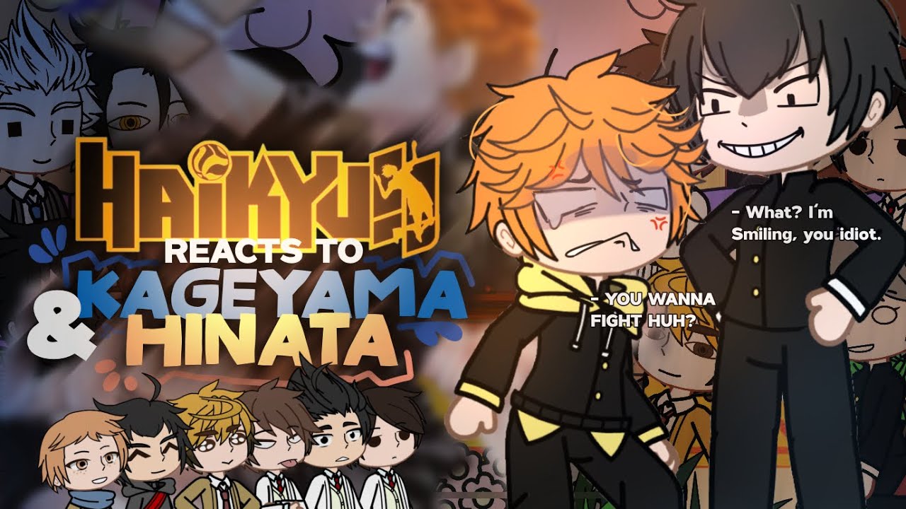 Haikyuu! reacts to Kageyama Tobio and Hinata Shoyo // angst (?) // ashlynx.