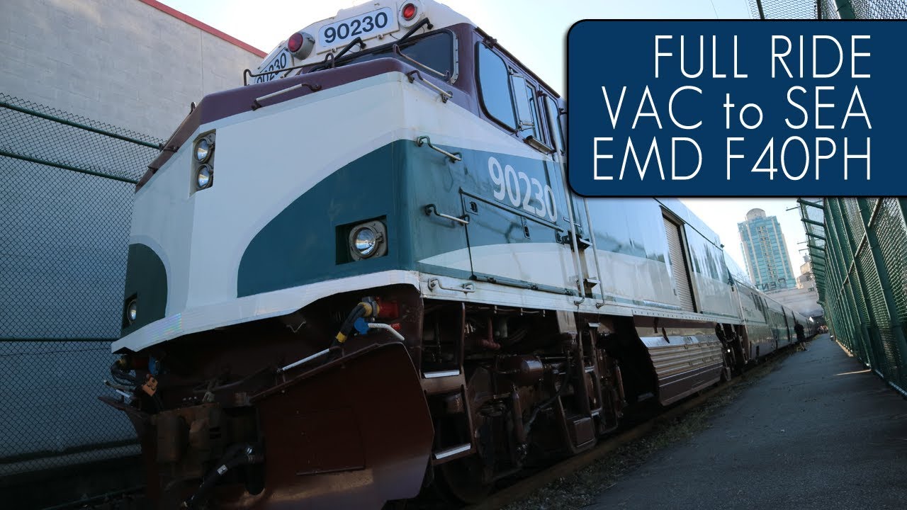 AmTrak Cascades Full Ride | Vancouver to Seattle
