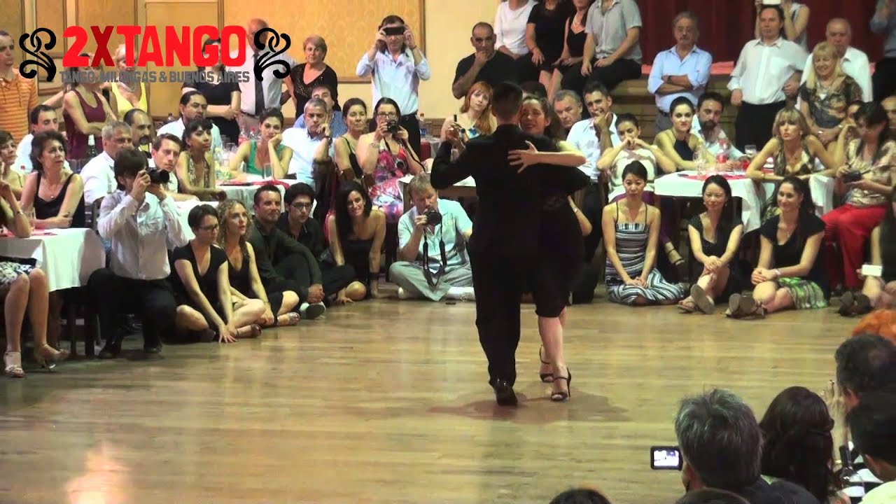 Dante Sanchez e Ines Muzzopappa en la Milonga de los Zucca
