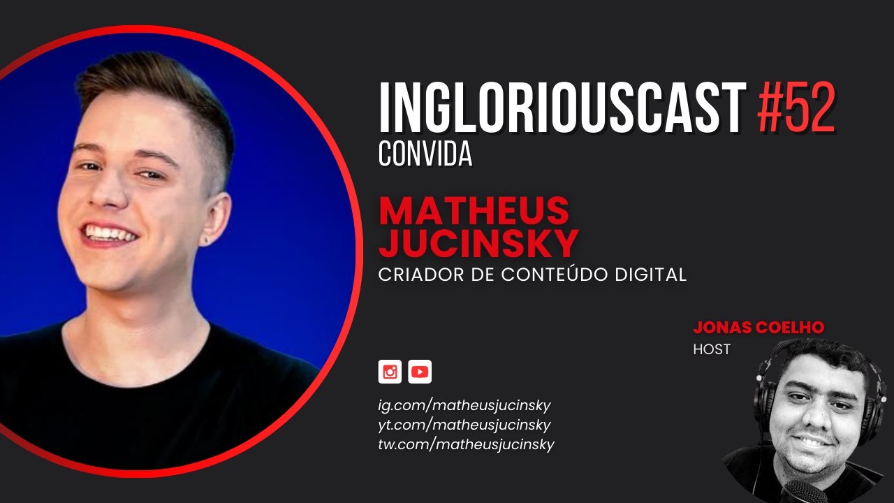 MATHEUS JUCINSKY (@matheusjucinsky) - IngloriousCast #052