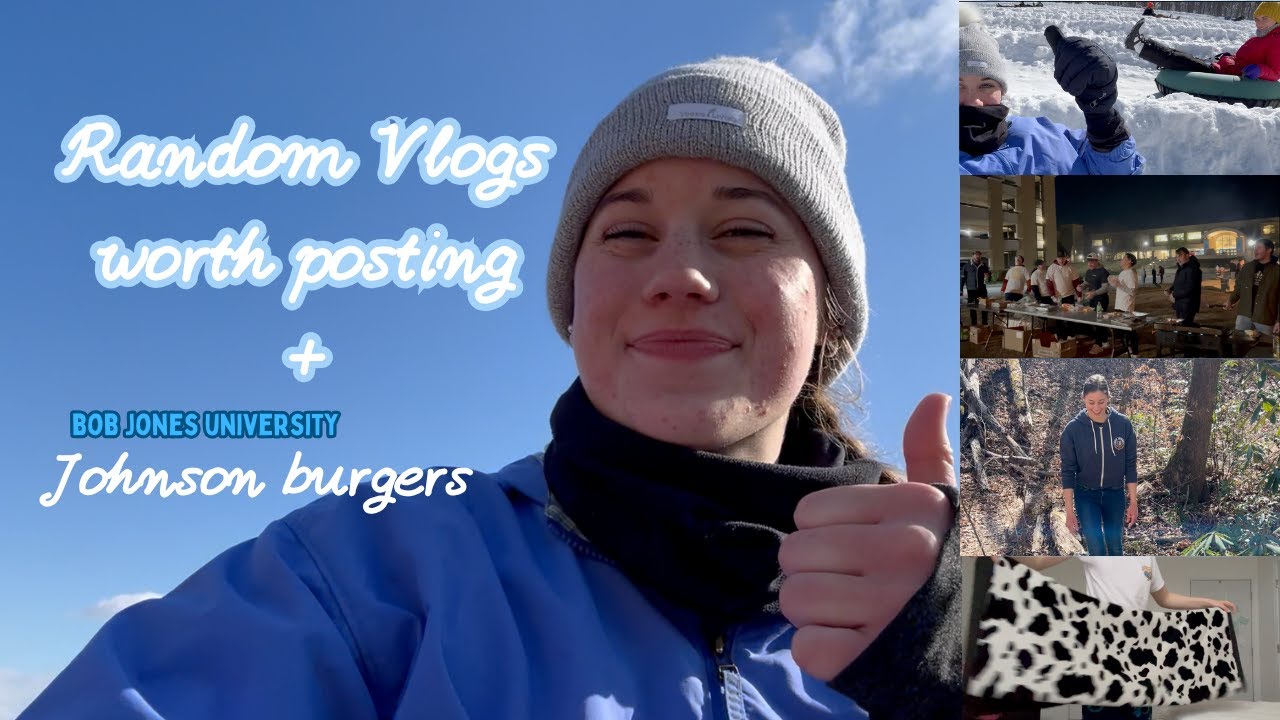 Throwback to January | Snow tubing, Johnson Burgers @ BJU, birthday adventures, & slow days