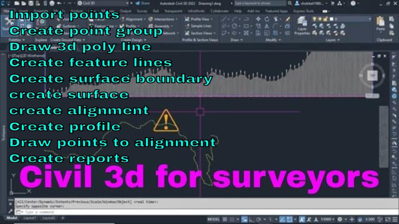 Alignments and alignment points reports in civil 3d